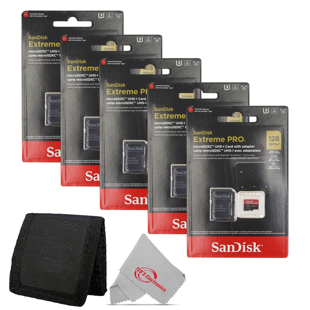 - SanDisk Extreme microSDXC UHS-I carte microSDXC" Extreme performance with San
- SanDisk Extreme microSDXC UHS-I carte microSDXC" Extreme performance with San
- SanDisk Extreme PRO. microSDXC UHS-I Card with adapter carte microSDXC" UHS-I avec adaptateur Extreme performance with SanDisk QuickFlow technology
- SanDisk Extreme PRO. microSDXC UHS-I Card with adapter carte microSDXC" UHS-I avec adaptateur Extreme performance with SanDisk QuickFlow technology