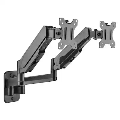 Mount-It! - Dual Monitor Wall Mount – Full Motion Arms for Two 32" Monitors up to 19.8 lbs Each
