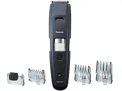 Panasonic - ER-GB96-K Rechargeable Beard Trimmer with 4 Attachments Wet/Dry