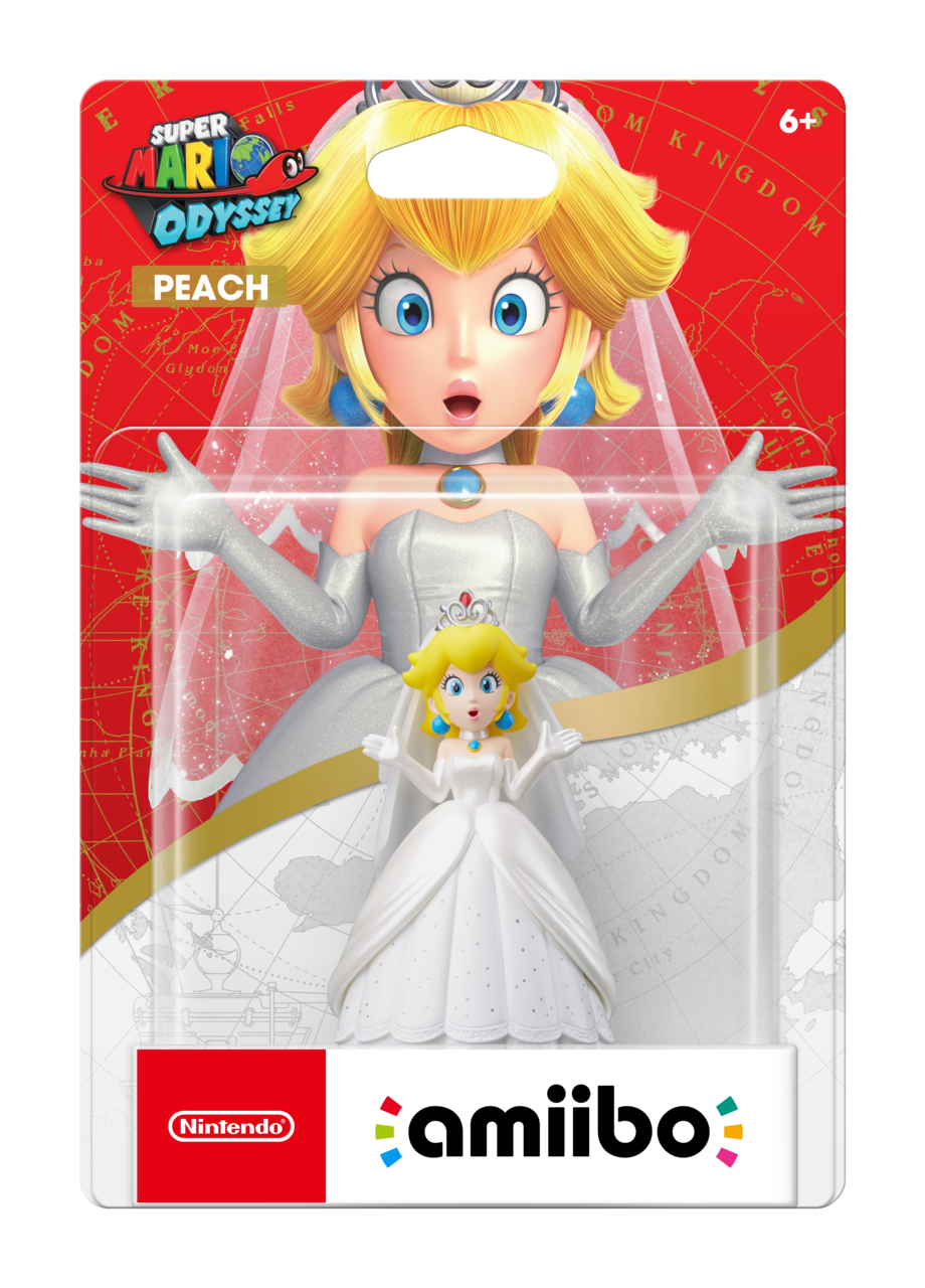 Nintendo - amiibo Peach - (Wedding Outfit) - Super Mario Odyssey Series - Multi