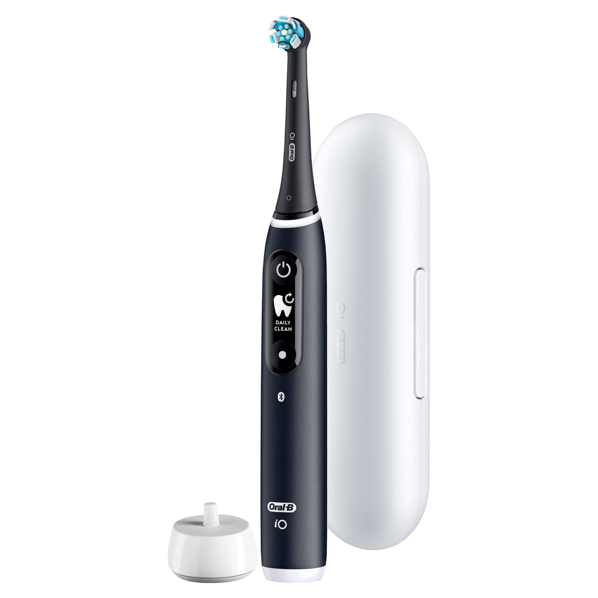 Oral-B - iO Series 6 Electric Toothbrush with Replacement Brush Head - Black