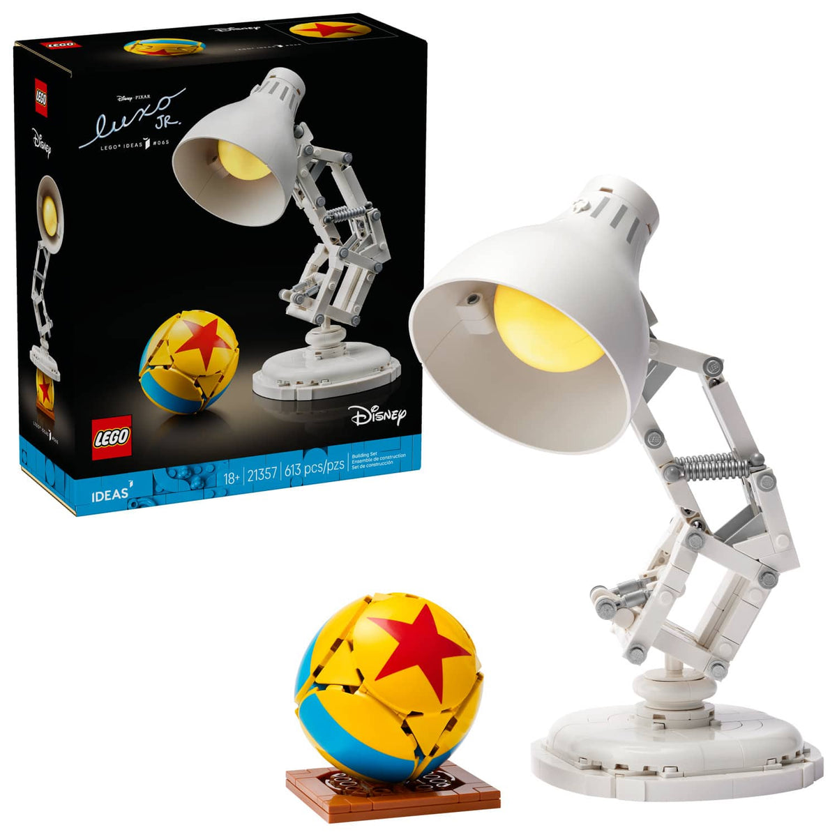 LEGO - Ideas Disney Pixar Luxo Jr. Building Set for Adults 21357