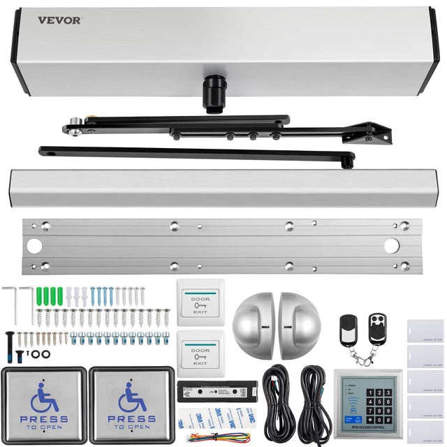 VEVOR DOOR 10 EXIT TO0 DOOR 10 ERIT 1 2 3 PRESS TO OPEN PRESS TO OPEN 2M 3M I LE 3M I 1 3M 11 I  4 5 6 7 8 9 - I 0 E
