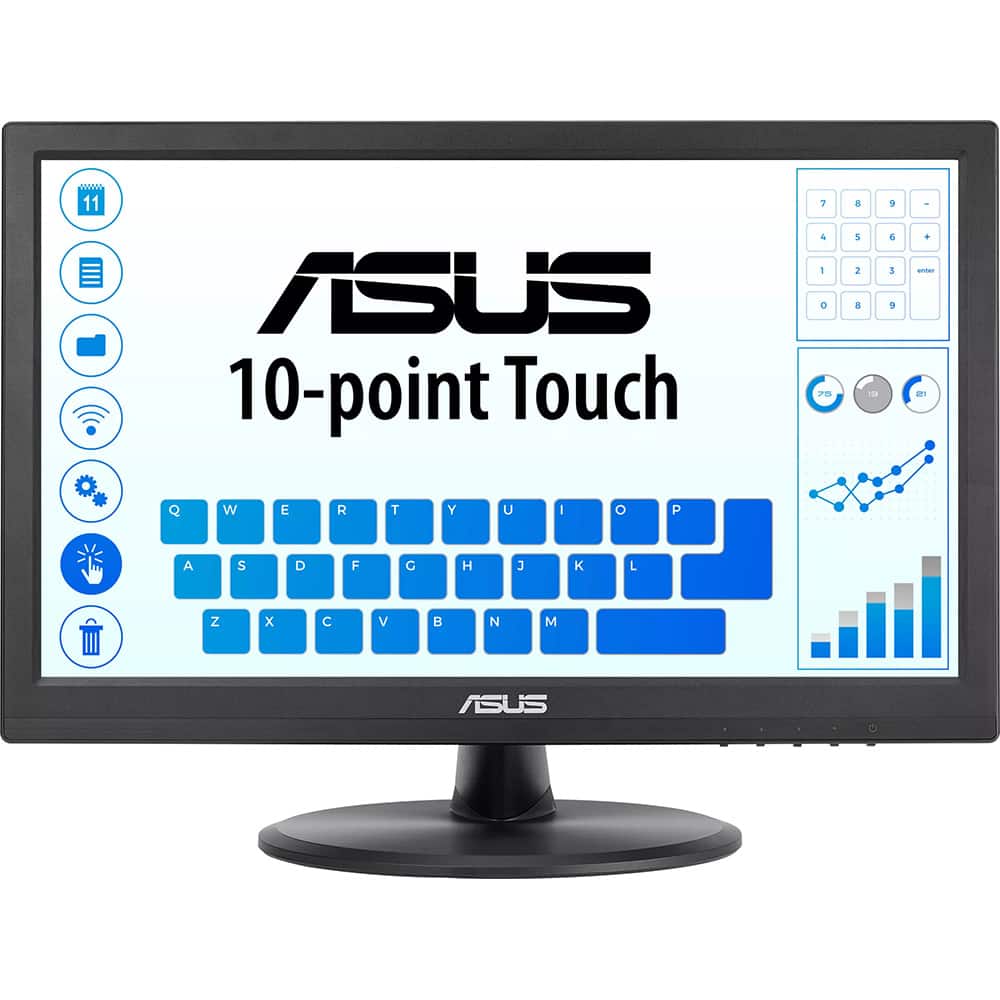 ASUS - 15.6" 1080P Full HD Touch Monitor VT169HE - Black