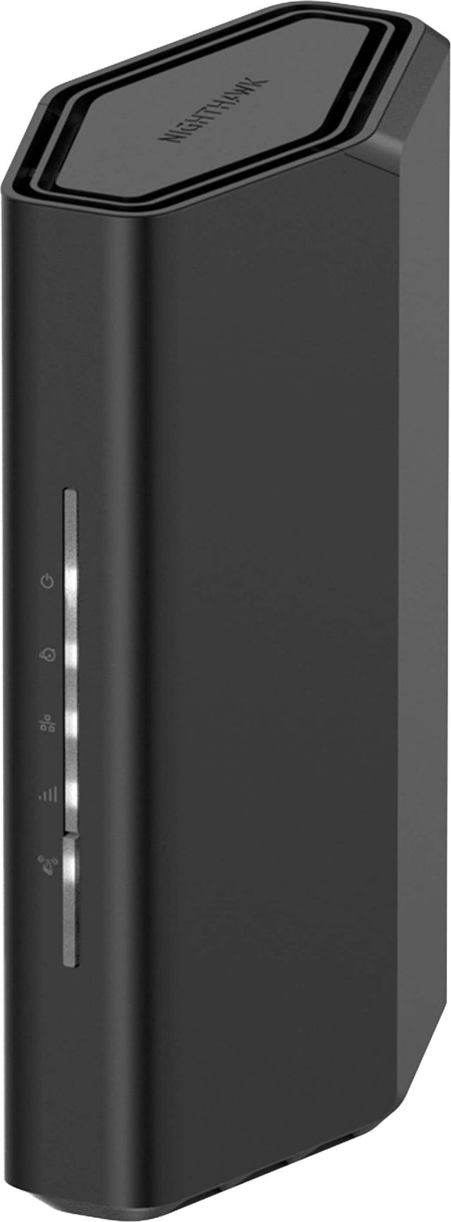 Front. NETGEAR - NETGEAR Nighthawk WiFi 7 Router RS70, 3.1 Gbps, Up to 2,000 sq ft, 50 Devices - Black.