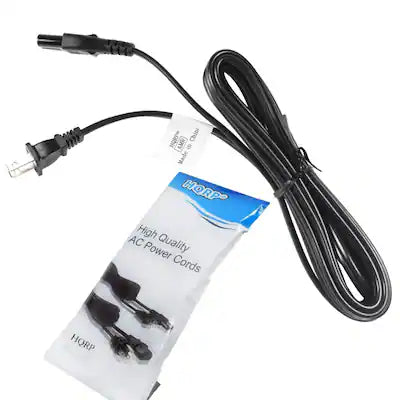 HQRP - 10 ft Figure-8 AC Power Cord 18 AWG UL Listed - Compatible with Samsung UN32EH5000F UN40EH5000F