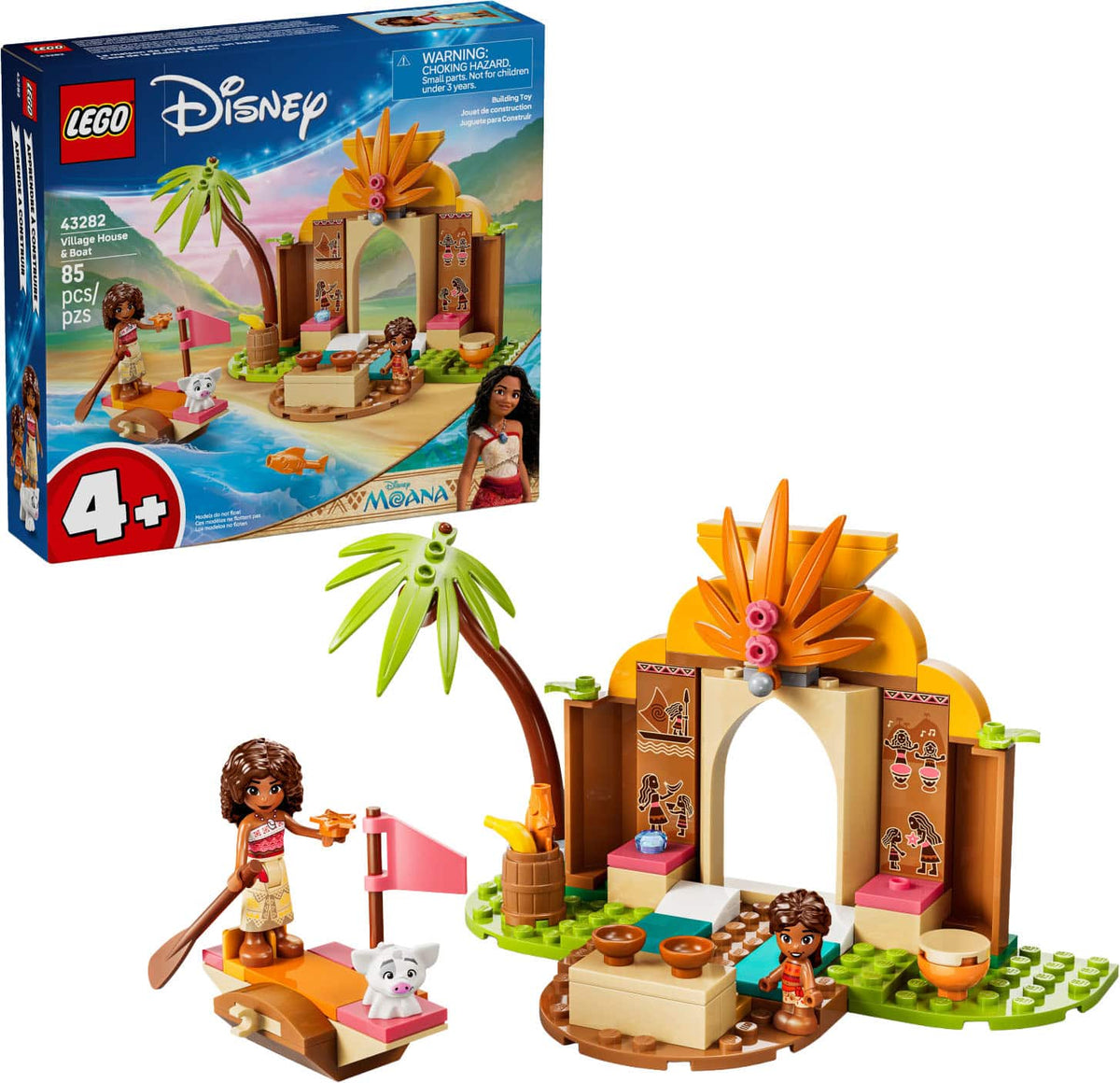 LEGO - Disney Moana Village House & Boat 43282