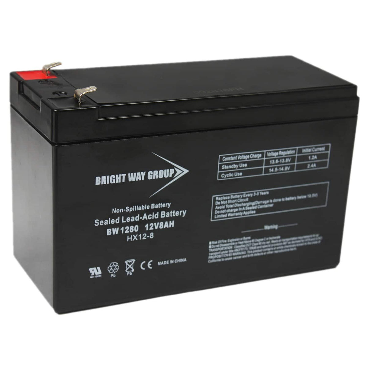 BRIGHT WAY GROUP - BWG 1280 F1 Battery