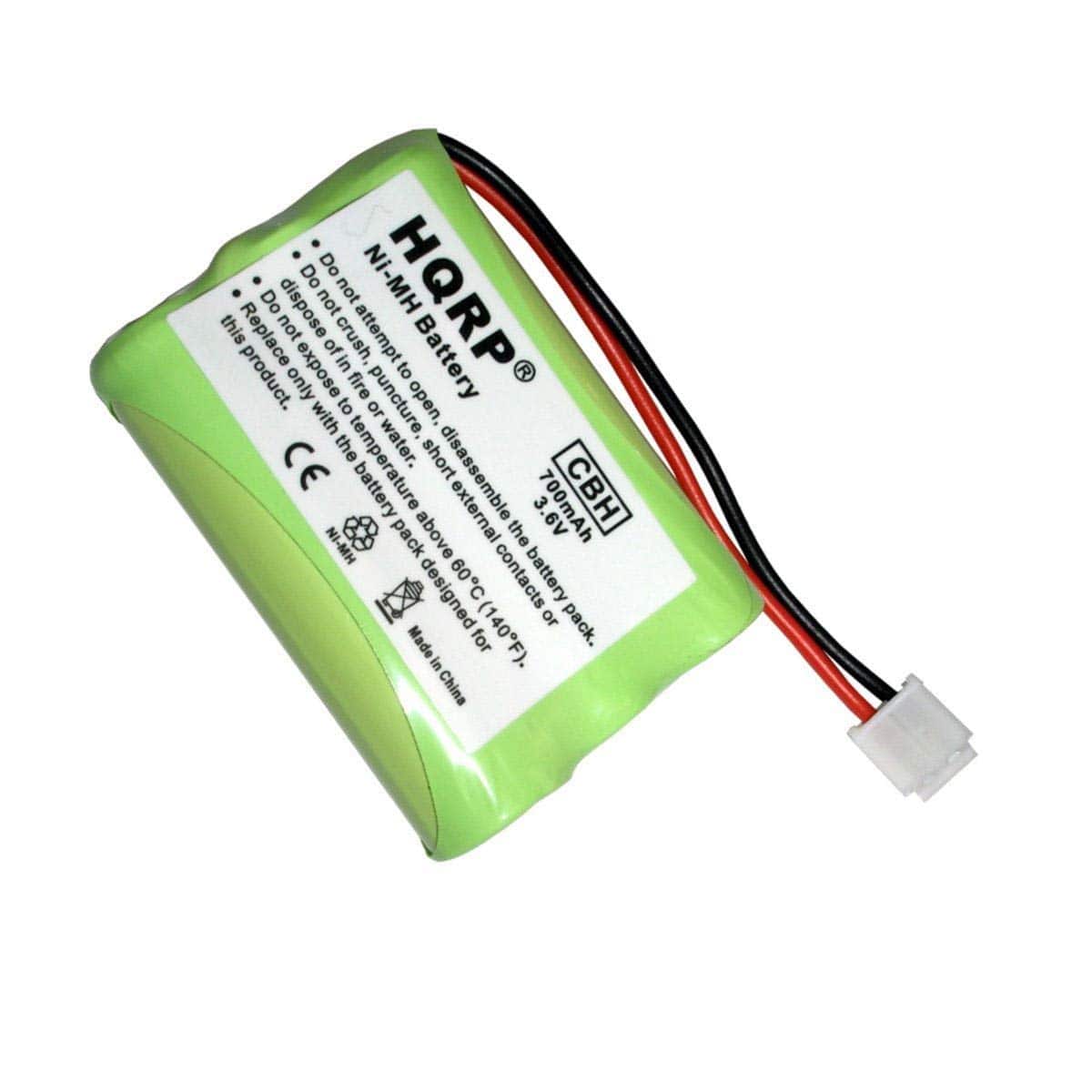 HQRP - Cordless Phone Battery 3.6 V 700 mAh NiMH AAA Pack for VTech DS4121, DS4122, i6717, i6725