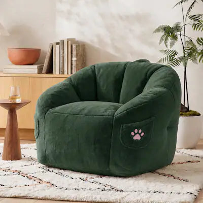 Vipbear - Bean Bag Chair for Adults,Armrest Chair Accent Chair with Back Support, Single Couch Chair for Bedroom Dorm