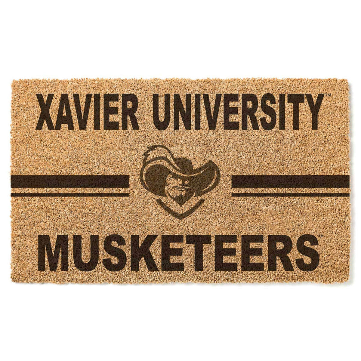 Jardine - Xavier Musketeers 18'' x 34'' Team Logo Doormat - Brown