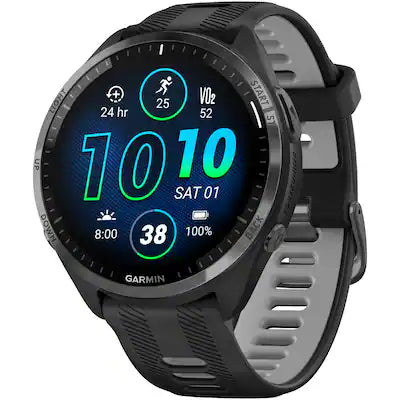 Garmin - Forerunner 965 GPS Smartwatch 47 mm Fiber-reinforced polymer
