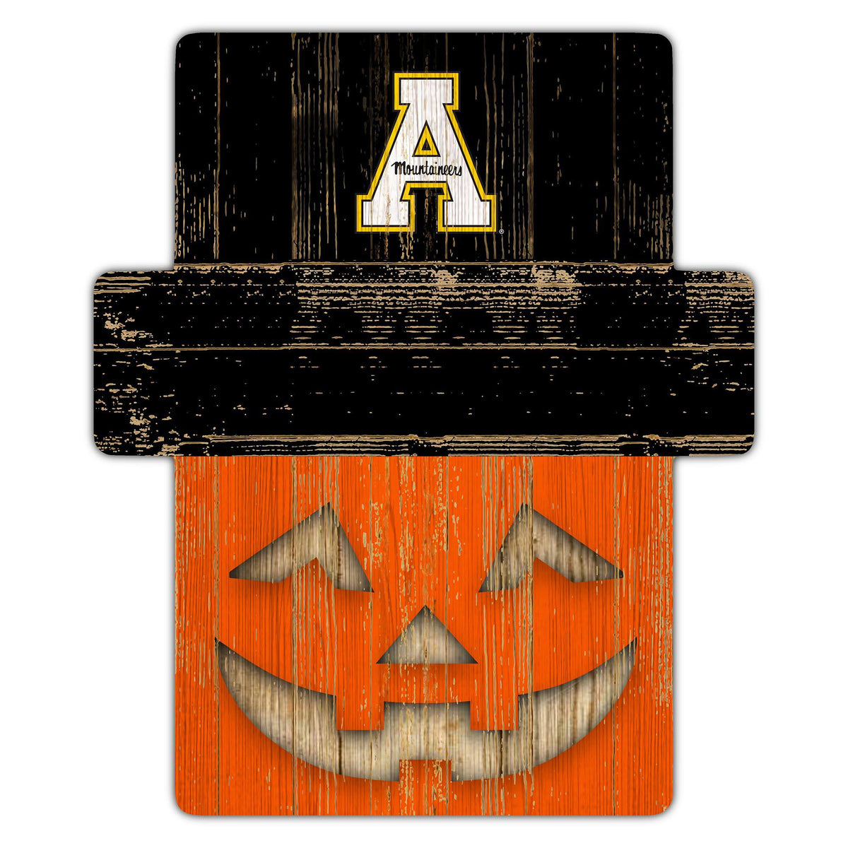 Fan Creations - Appalachian State Mountaineers 12" x 12" Jack-O-Lantern Display - Orange