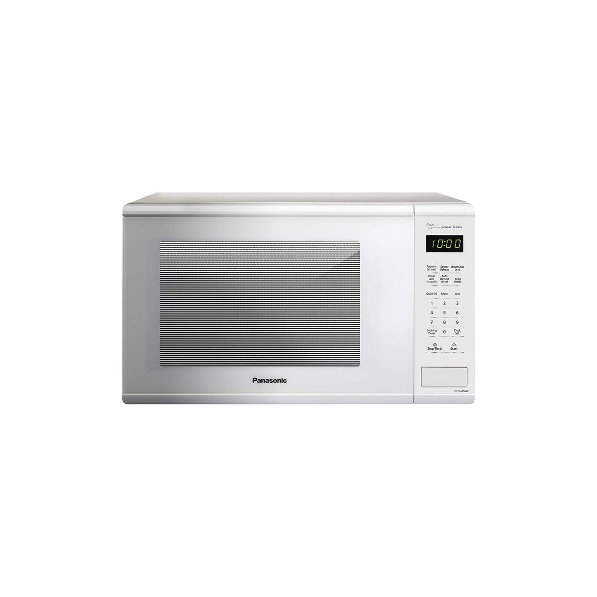 Panasonic - Nn-su656w 1.3 Cubic-ft, 1,100-watt Microwave (white) - Gray/Silver