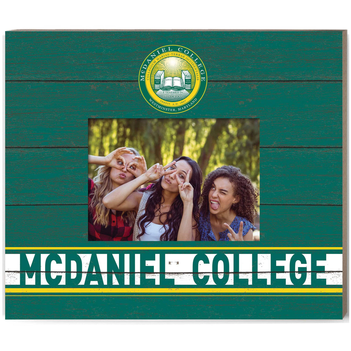 Jardine - McDaniel Terror 11" x 13" Team Spirit Scholastic Picture Frame - Green