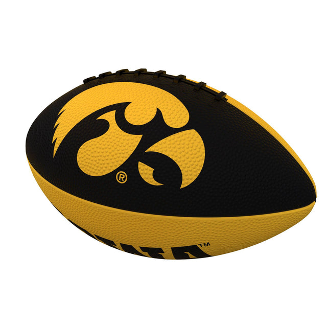 Front. Logo Brands - Iowa Hawkeyes Pinwheel Logo Junior Football - Multicolor.