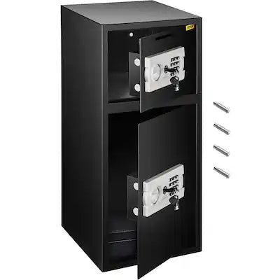 VEVOR - Large Double Door Security Safe Box 2.6 Cubic Feet Steel Safe Box Strong Box with Digital Lock for Money Gun Jewelry