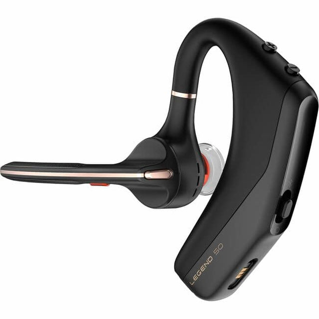 Front. Poly - Poly Voyager Legend 50 Headset UC TAA - Mono - USB Type C - True Wireless - Bluetooth - 98.4 ft - 16 Ohm - Earbud - Black.