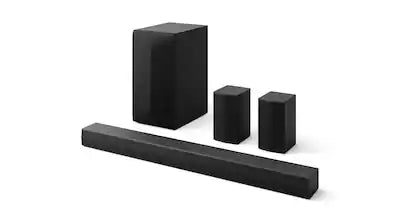 LG - 5.1-Channel S60TR Home Theater Soundbar with Wireless Subwoofer and Rear Speakers, Dolby Audio