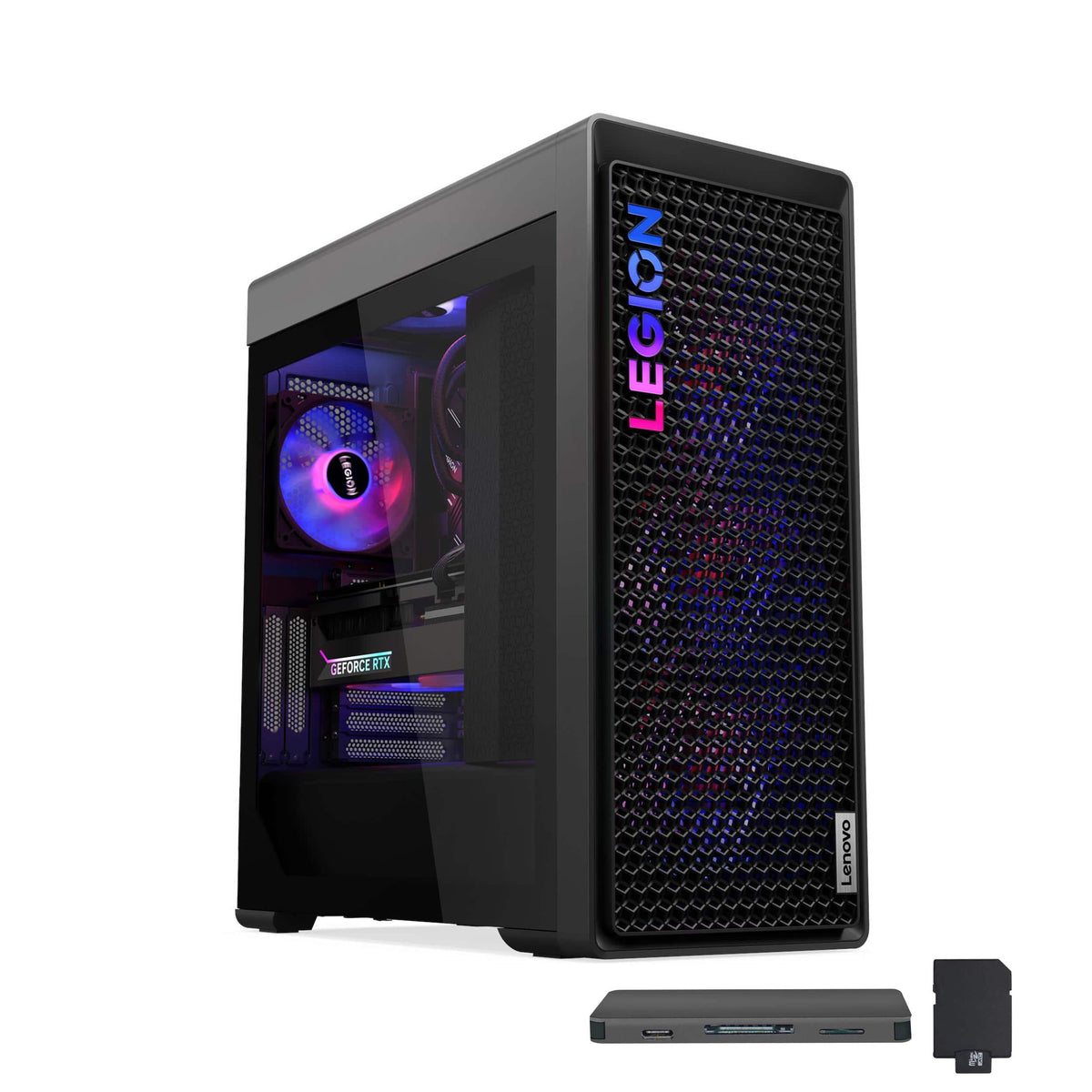 Lenovo - Legion T7 Gaming Desktop,Intel Core Ultra 9 285K,GeForce RTX 5090,64GB RAM,2TB SSD+1TB Docking,Win 11 Pro - Gray