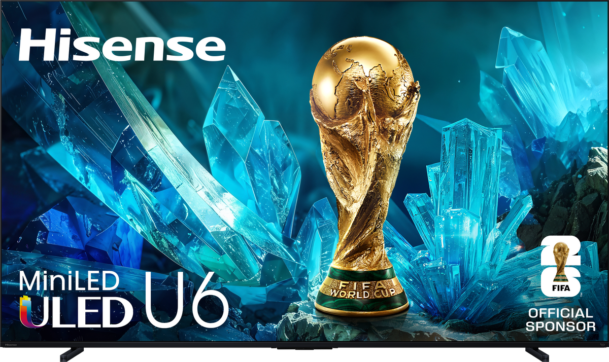 Hisense - 100" Class U6 MiniLED QLED UHD 4K HDR Glare-Free Smart Fire TV with Alexa+ (2026)