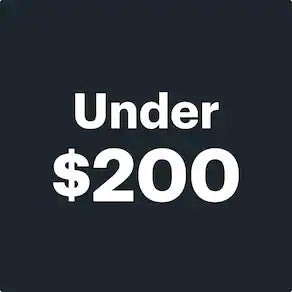 Under $200