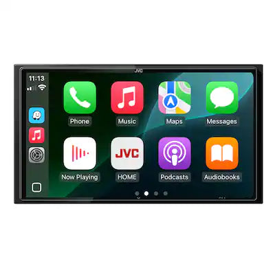 JVC - 7" Wireless Android Auto and Apple CarPlay Bluetooth with High Definition Screen
