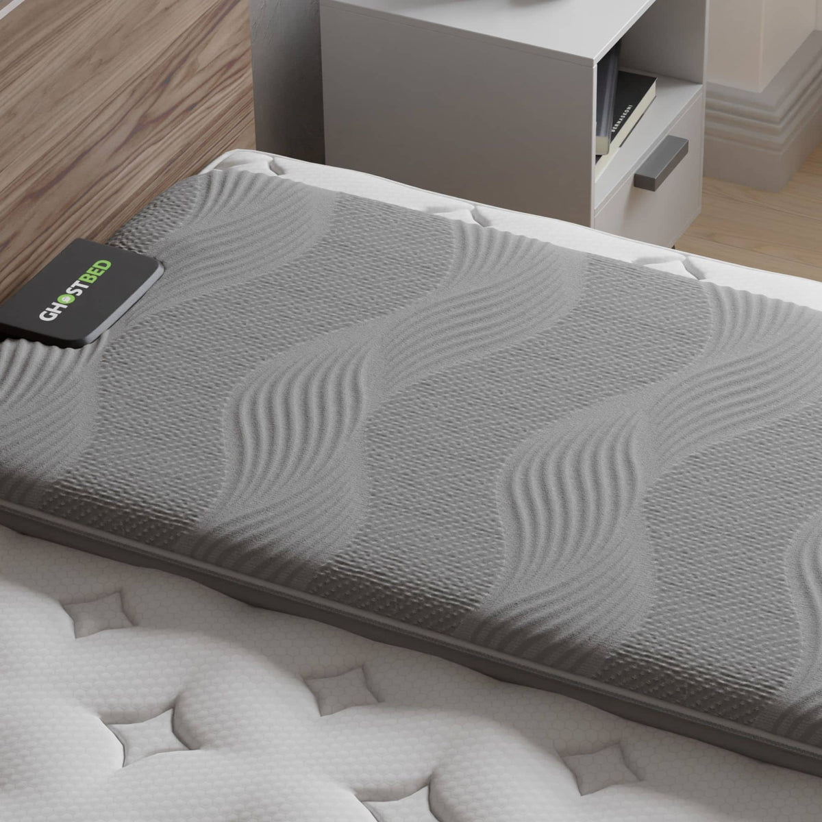 GhostBed - Massage Topper - Gray