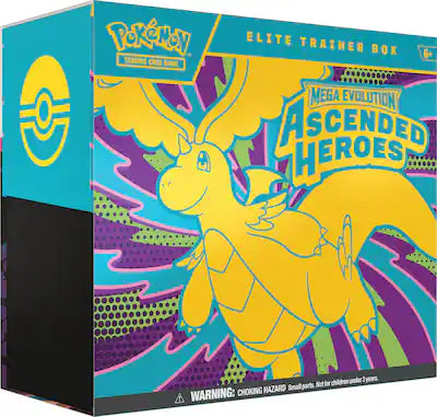 Pokémon - Trading Card Game: Mega Evolution - Ascended Heroes Elite Trainer Box