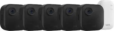 Blink - Outdoor 4 – Wireless smart security camera, two-year battery life, 1080p HD. Sync Module Core included – 5 Cameras
