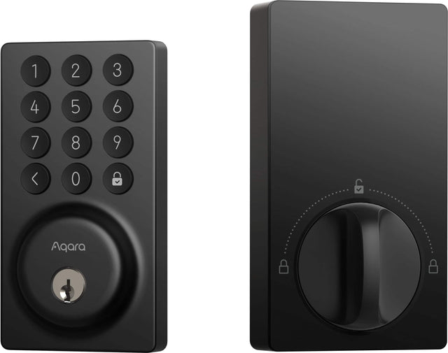 Front. Aqara - Aqara Smart Lock B50 - Black.