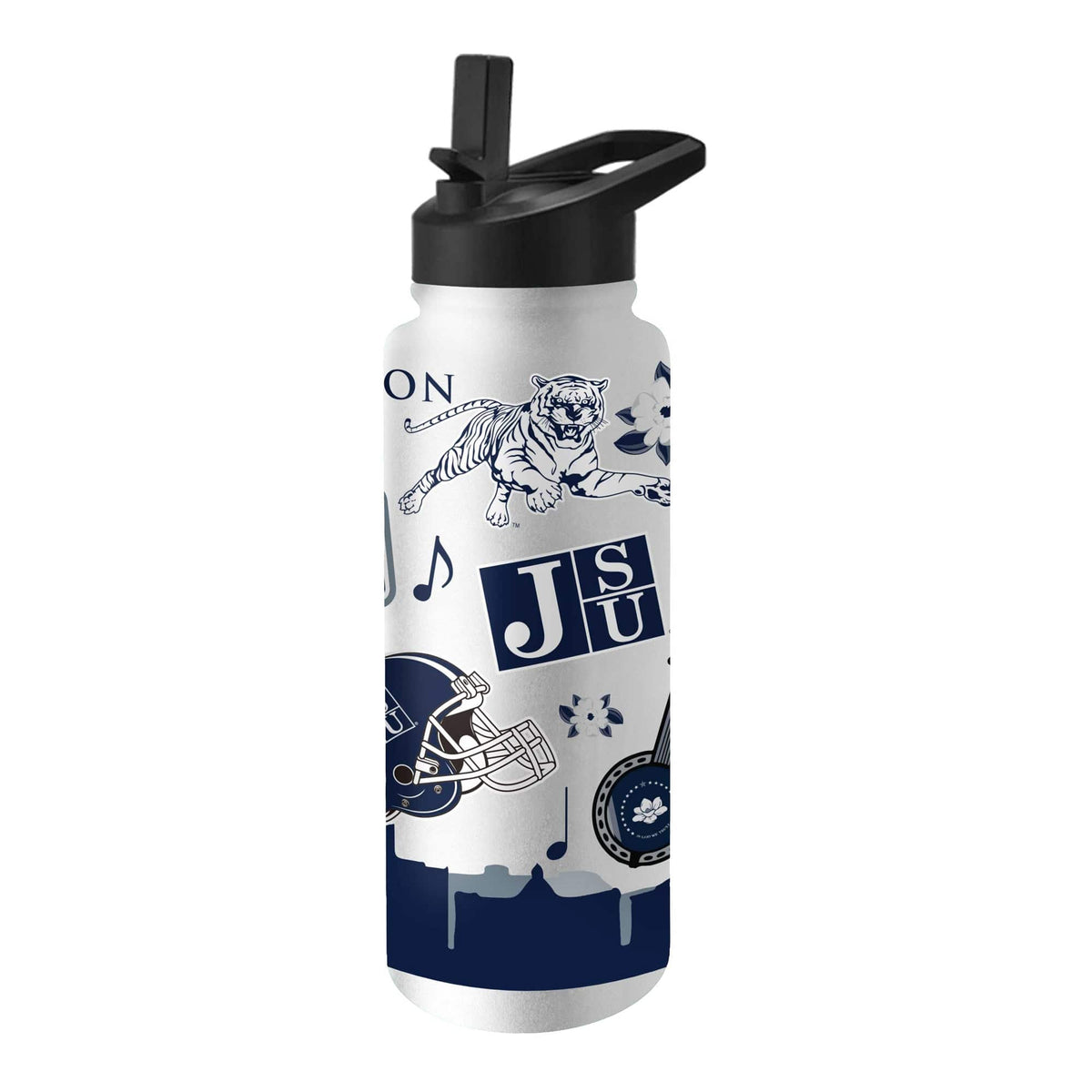 Logo Brands - Jackson State Tigers 34oz. Native Quencher Bottle - Multicolor