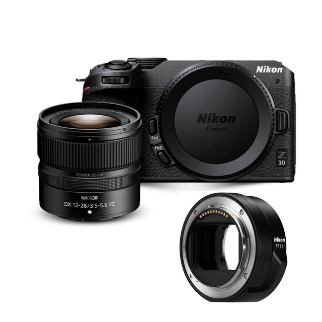 Nikon Z mount  
Nikon DX 12-28/3.5-5.6 PZ  
POWER ZOOM  
NIKKOR  
Nikon FTZ1