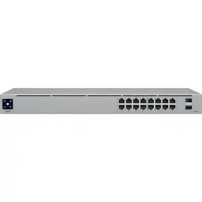 Ubiquiti - 16-Port Gigabit PoE+ Compliant Managed Switch USW-16-POE