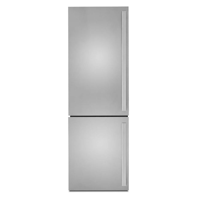 Front. JennAir - 21 in. Wide 8.8 Cu. Ft. Bottom-Freezer Refrigerator with Precision Temperature Management System - Custom Panel Ready.