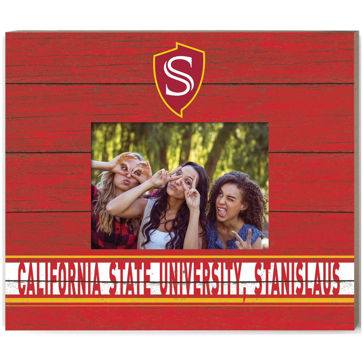 Jardine - Cal State Stanislaus Warriors 11" x 13" Team Spirit Scholastic Picture Frame - Red