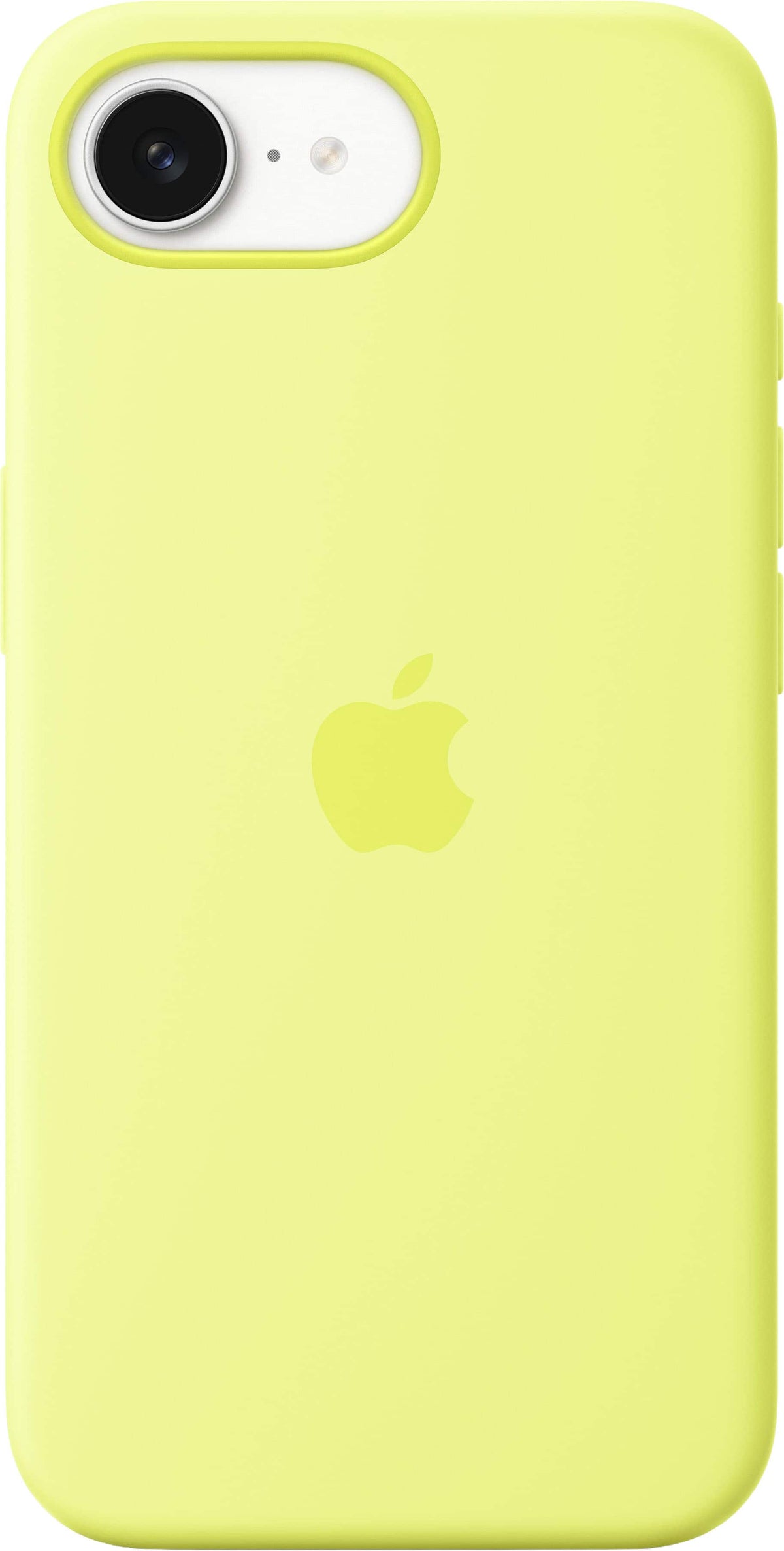 Apple - iPhone 16e Silicone Case - Neon Yellow