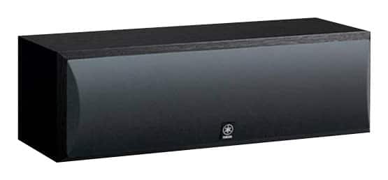 Front. Yamaha - Dual 3-1/8" 2-Way Center-Channel Speaker - Piano Black.
