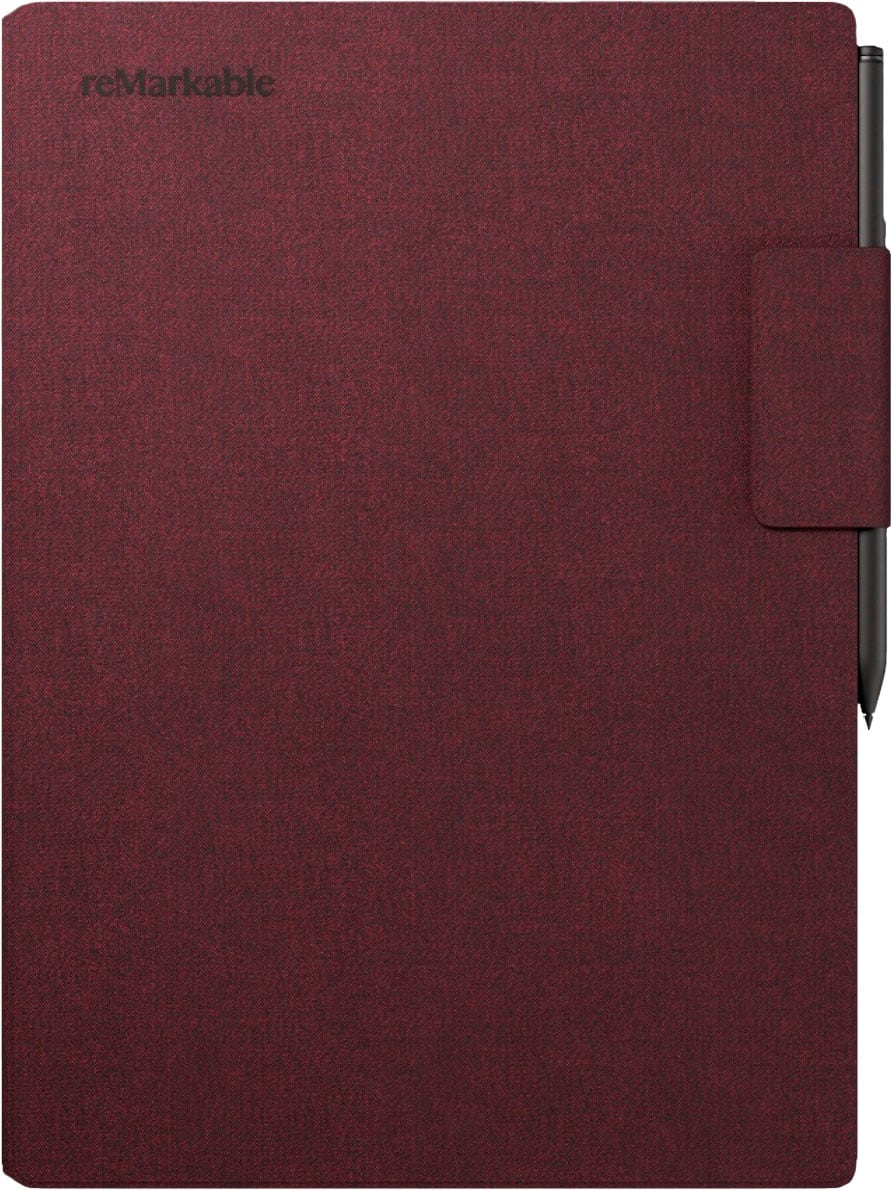 reMarkable - Paper Pro - Mosaic Weave Book Folio for your 11.8'' Paper Tablet - Burgundy