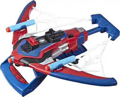 Nerf - Marvel Spider-Man Web Shots Spiderbolt NERF Blaster Toy – Fires 3 Darts, Spider-Inspired Design, Ages 5+