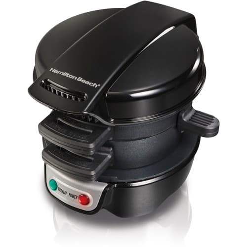 Front. Hamilton Beach - Breakfast Sandwich Maker (25477) - Black.