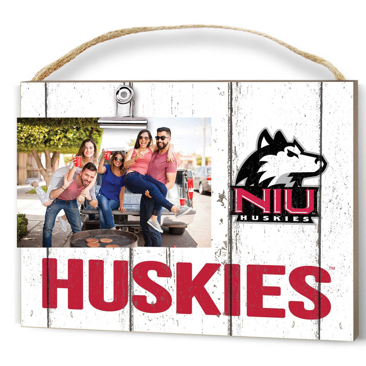 Jardine - Northern Illinois Huskies 8" x 10" Weathered Clip It Frame - White