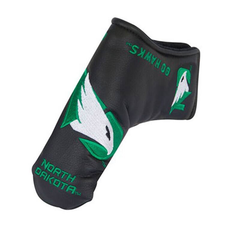 Team Effort - North Dakota Black Putter Blade Cover - Multicolor