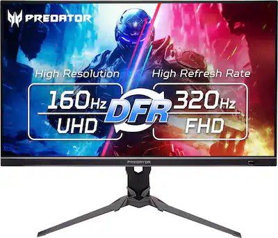 Acer - Predator XB273K 27" 4K UHD IPS Up to 320Hz Up to 0.5ms FreeSync Premium Gaming Monitor with HDR400 (DisplayPort, HDMI)