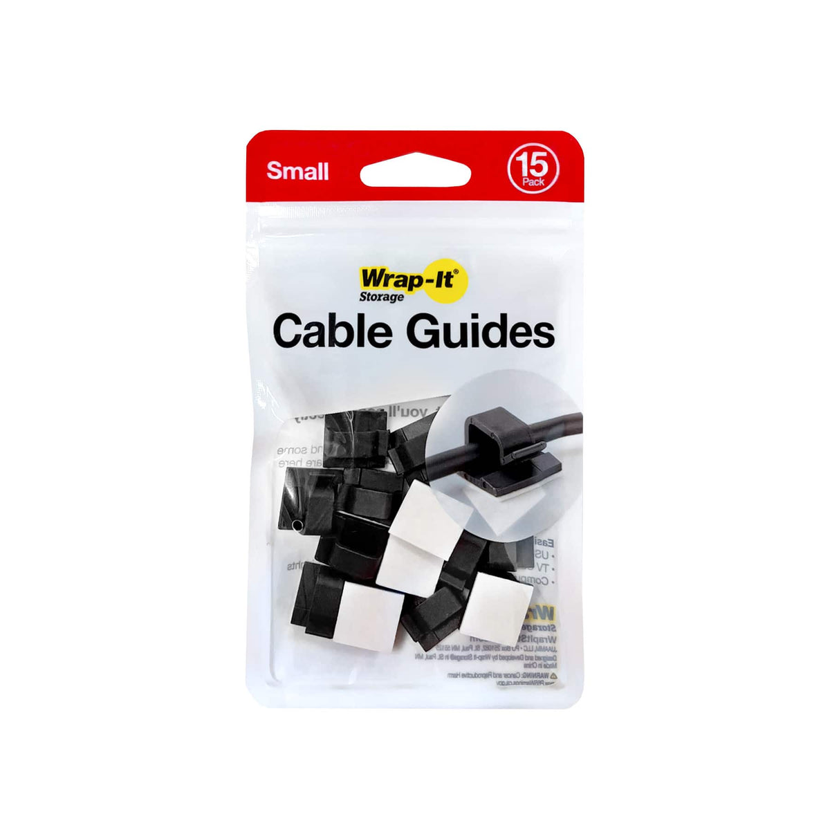 Wrap-It Storage - Cable Guides - Black