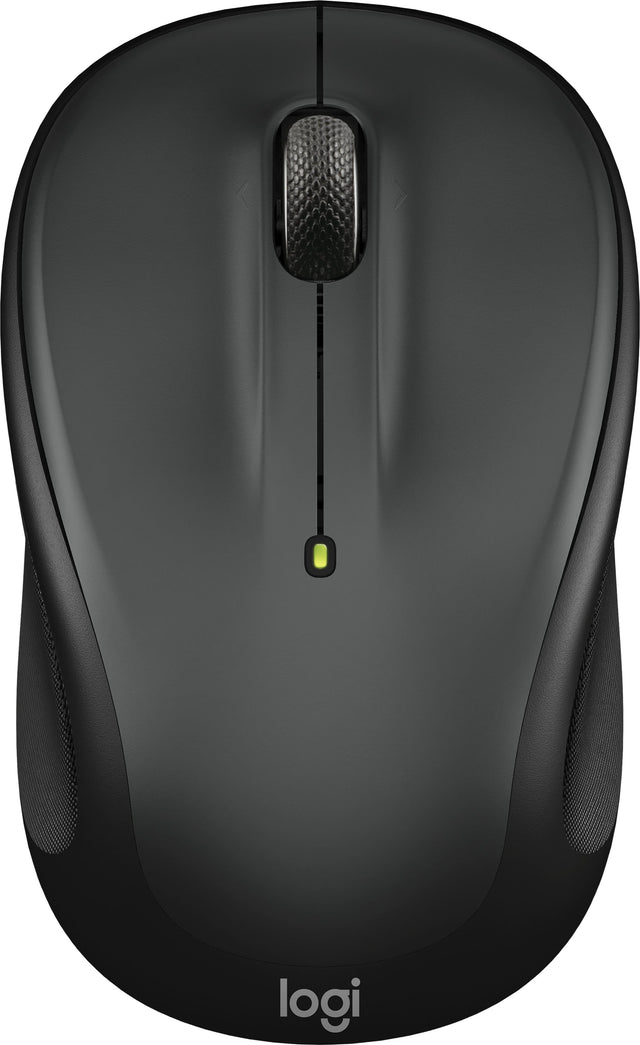 Front. Logitech - M325s Wireless Optical Compact Ambidextrous Mouse - Graphite.