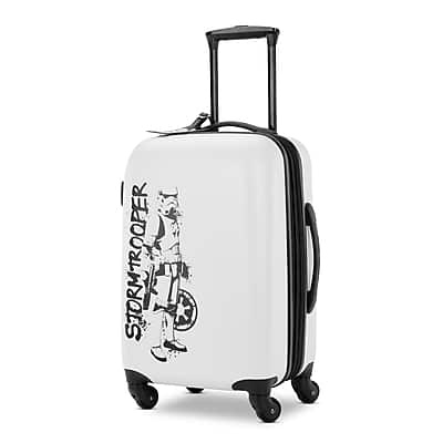 Front. American Tourister - Hardside Star Wars Storm Trooper Suitcase Spinner - Multicolored.