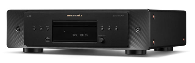 Front. Marantz - CD60 CD Player with HDAM + HDAM-SA2 - Black.