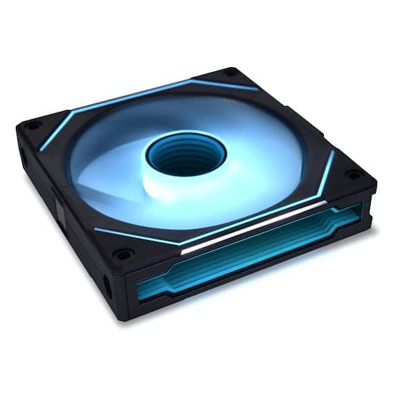 Front. Lian Li - UNI FAN SL-Infinity 120 Fan - Black.
