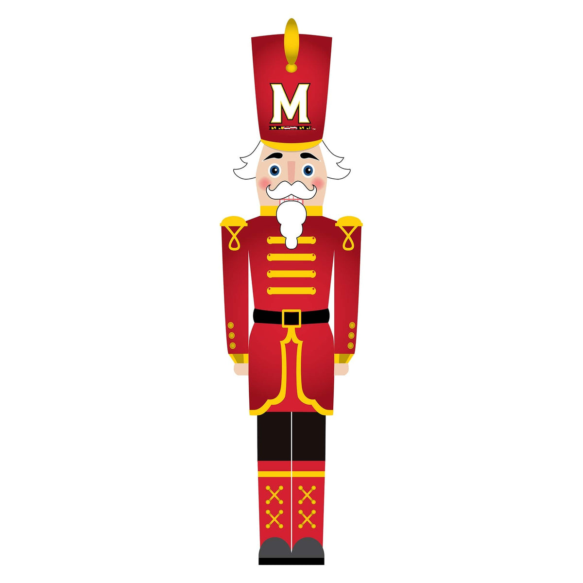 Fan Creations - Maryland Terrapins 46" Nutcracker Leaner - Multicolor